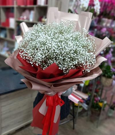 Букет цветов из: Гипсофила в Кесову Гору