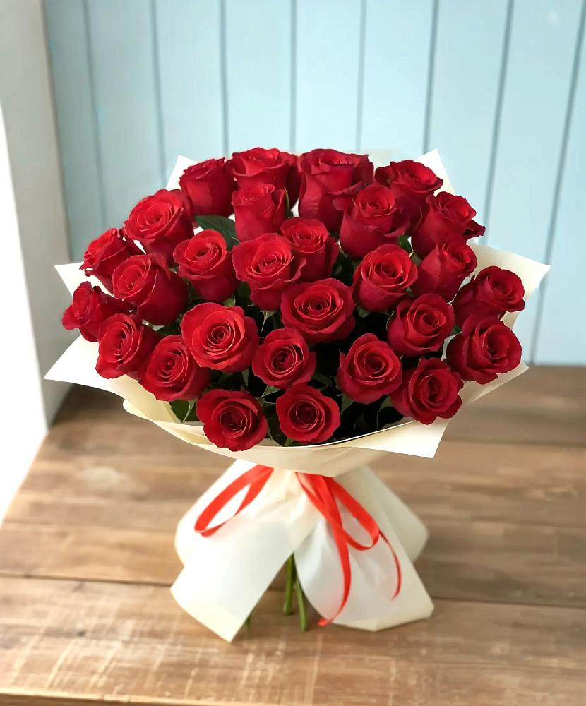 Букет 29 Красных роз в Кесову Гору