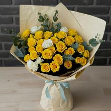 Букет цветов из:  Розы в Кесову Гору