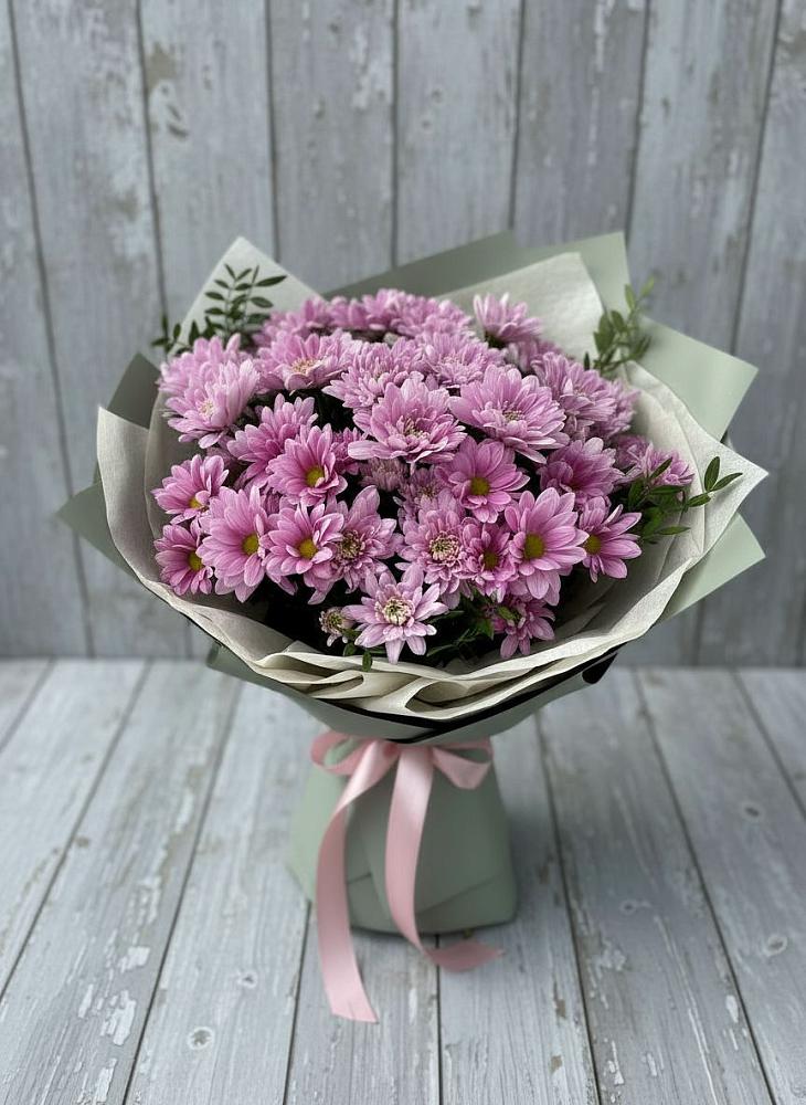 Букет цветов из: Хризантемы в Кесову Гору