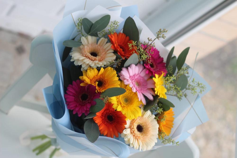 Букет цветов из: Герберы в Кесову Гору