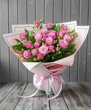Букет Розовый кустик #REPLACE_PRED# Кесову Гору