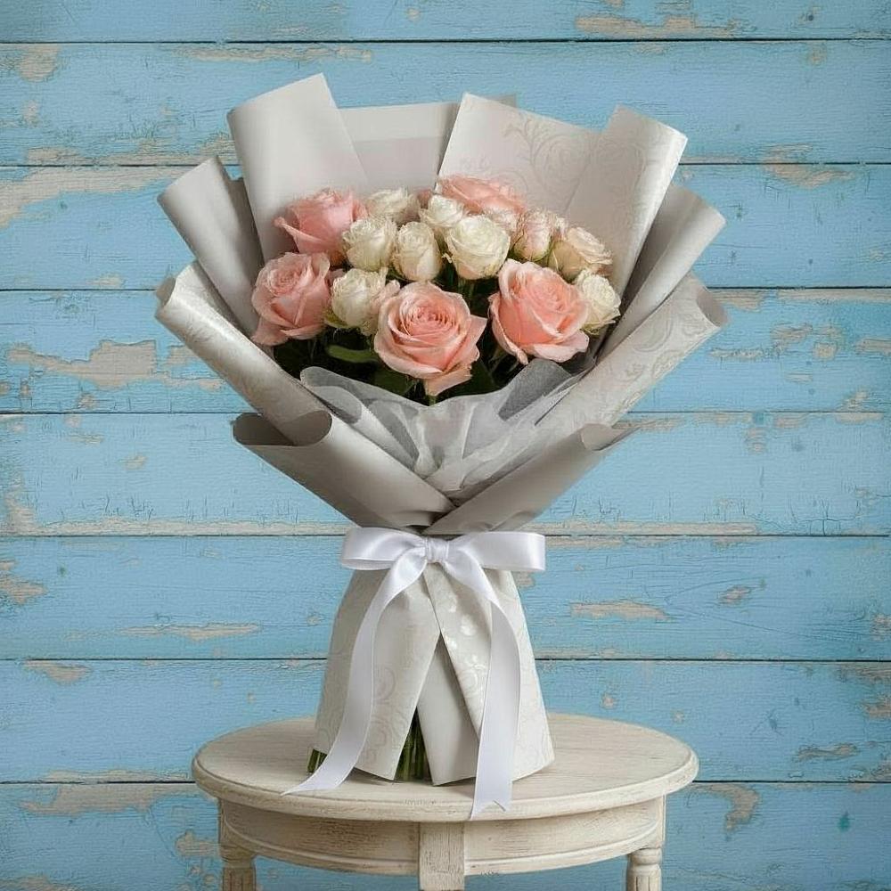 Букет цветов из: Розы в Кесову Гору