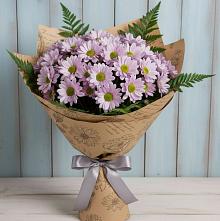 Букет цветов из:  Хризантемы #REPLACE_PRED# Кесову Гору