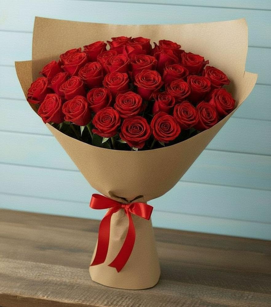 Букет Красные розы Милано в Кесову Гору