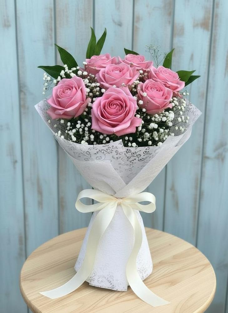 Букет цветов из: Розы в Кесову Гору