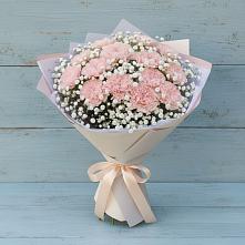 Букет цветов из:  Гвоздики #REPLACE_PRED# Кесову Гору
