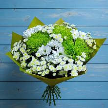 Букет цветов из:  Хризантемы в Кесову Гору