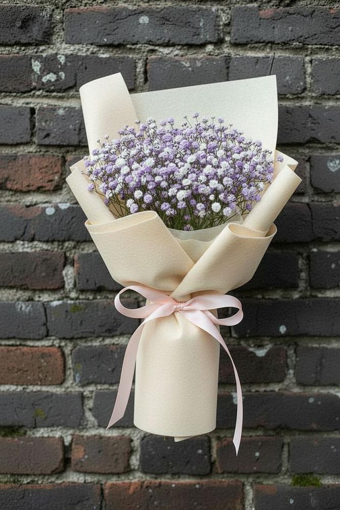 Букет цветов из: Гипсофила в Кесову Гору