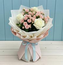 Букет цветов из:  Розы в Кесову Гору