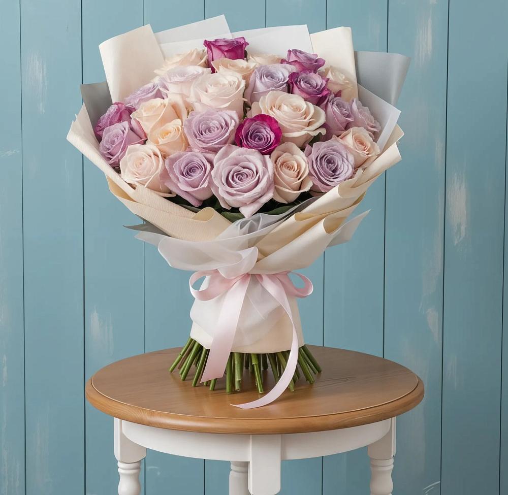 Букет цветов из: Розы в Кесову Гору