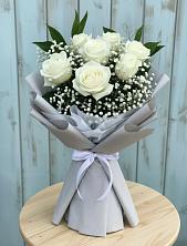 Букет цветов из:  Розы в Кесову Гору