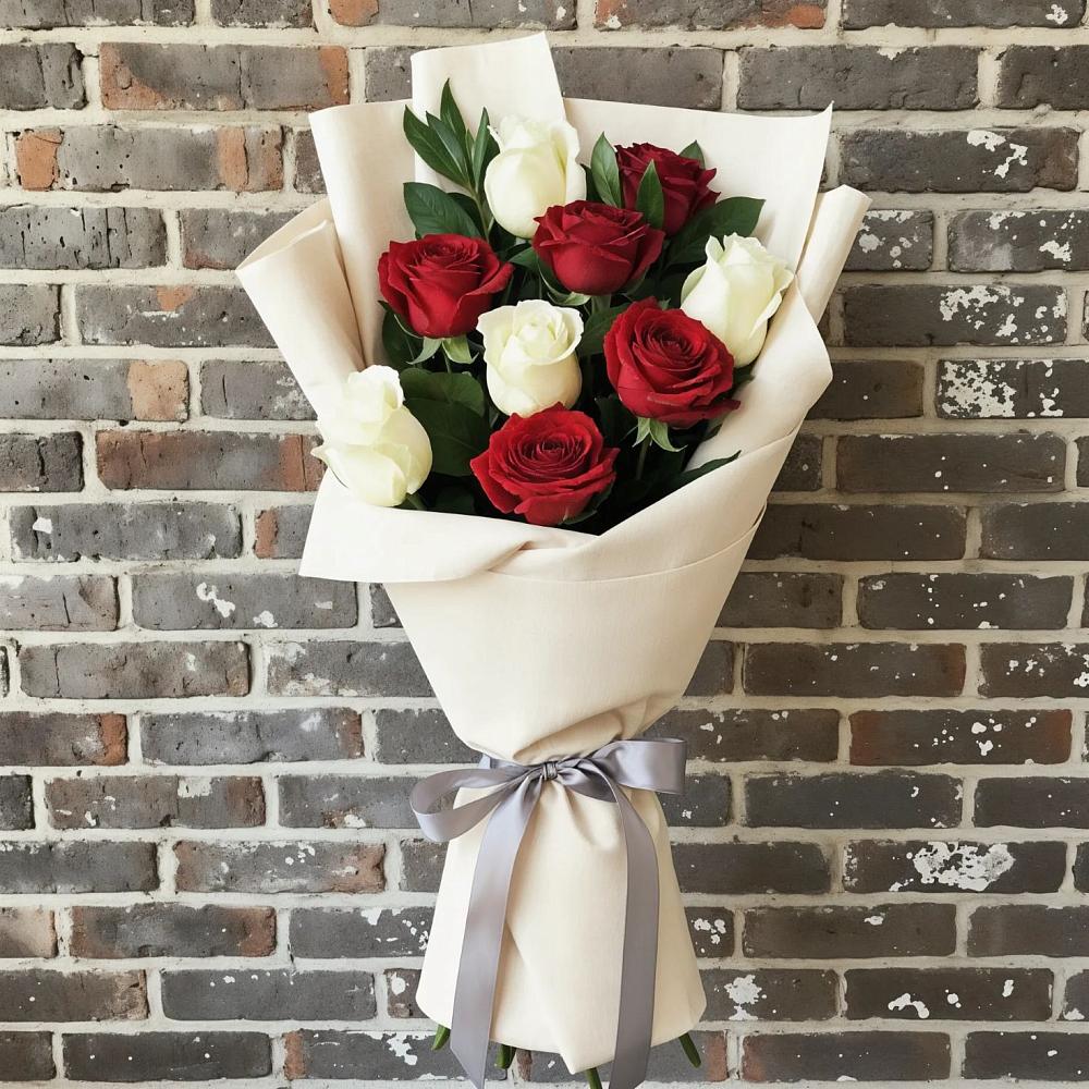 Букет цветов из: Розы в Кесову Гору