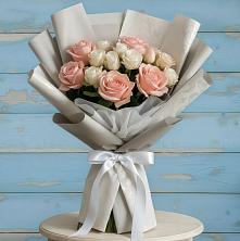 Букет цветов из:  Розы в Кесову Гору