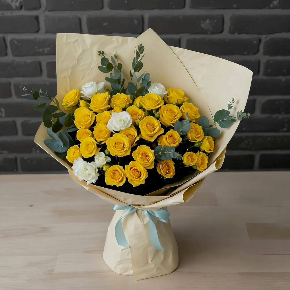 Букет цветов из: Розы в Кесову Гору