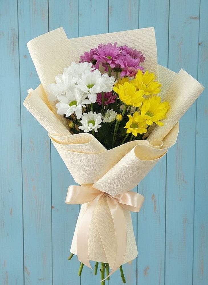 Букет цветов из: Хризантемы в Кесову Гору
