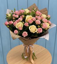 Букет цветов из:  Розы в Кесову Гору