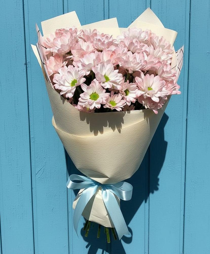 Букет цветов из: Хризантемы в Кесову Гору