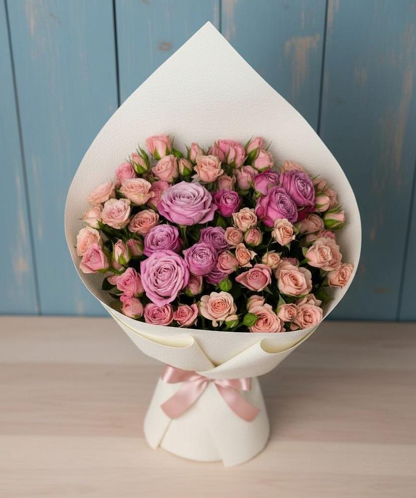 Букет цветов из: Розы в Кесову Гору