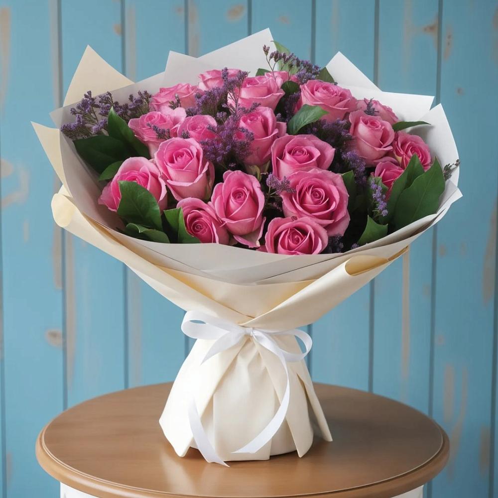 Букет цветов из: Розы в Кесову Гору