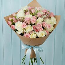 Букет цветов из:  Розы в Кесову Гору